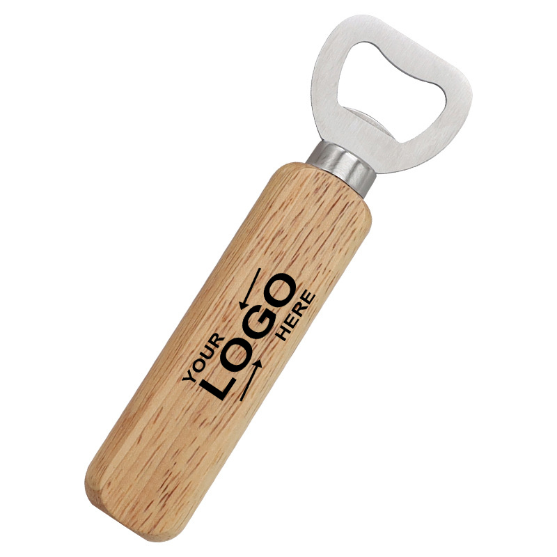 Bottle Opener With Wood Handle
