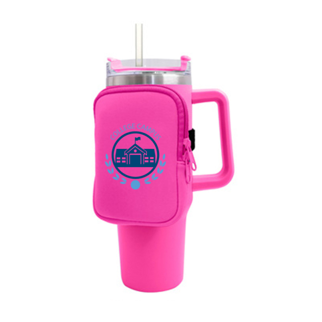 Water Bottle Pouch Compatible With Stanley Cup Single Pocket