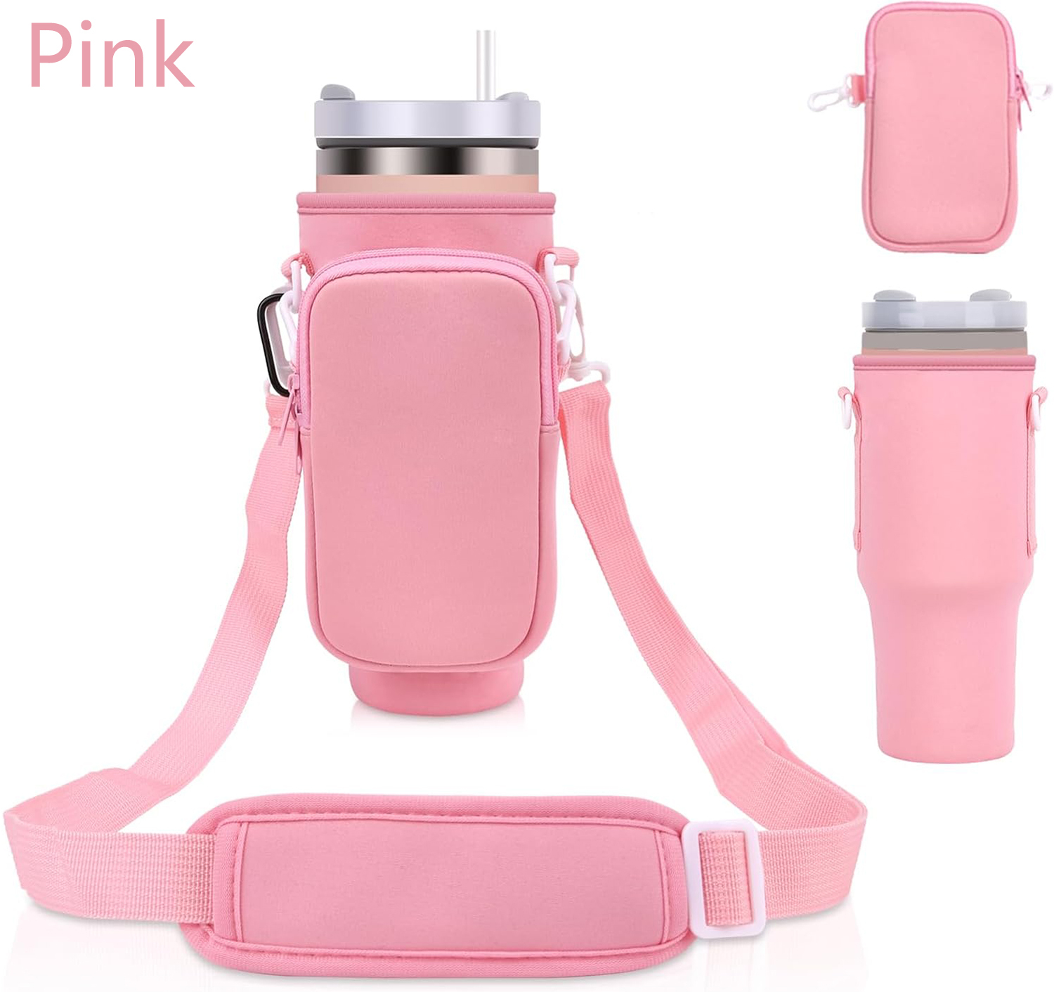 Double Pocket Water Bottle Pouch
