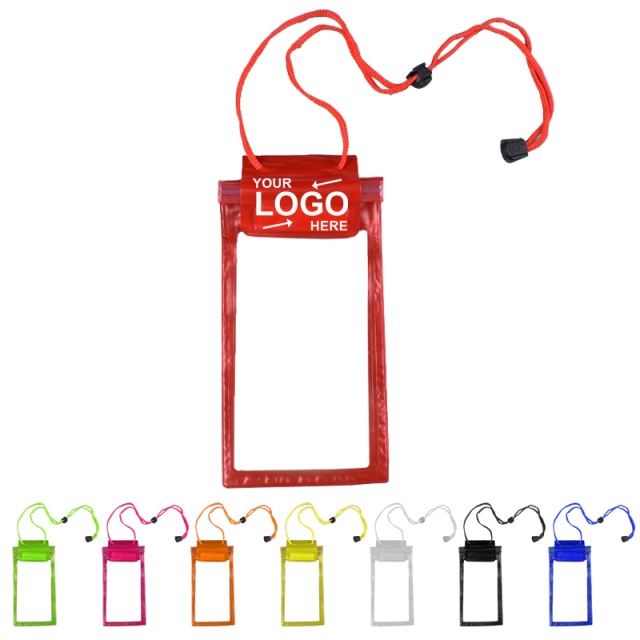 Waterproof Luminous Phone Pouch With Lanyard