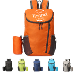 Outdoor Folding Backpack With Pouch