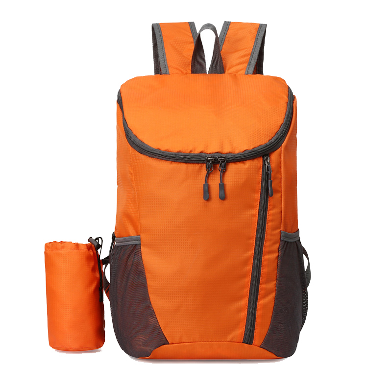 Outdoor Folding Backpack With Pouch