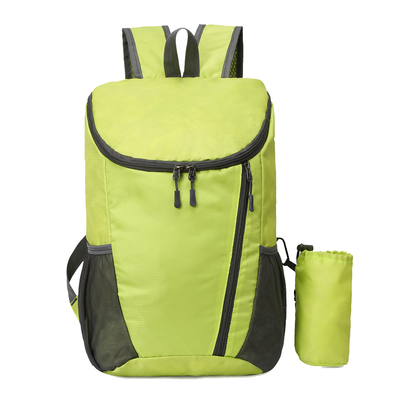 Outdoor Folding Backpack With Pouch