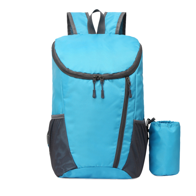Outdoor Folding Backpack With Pouch