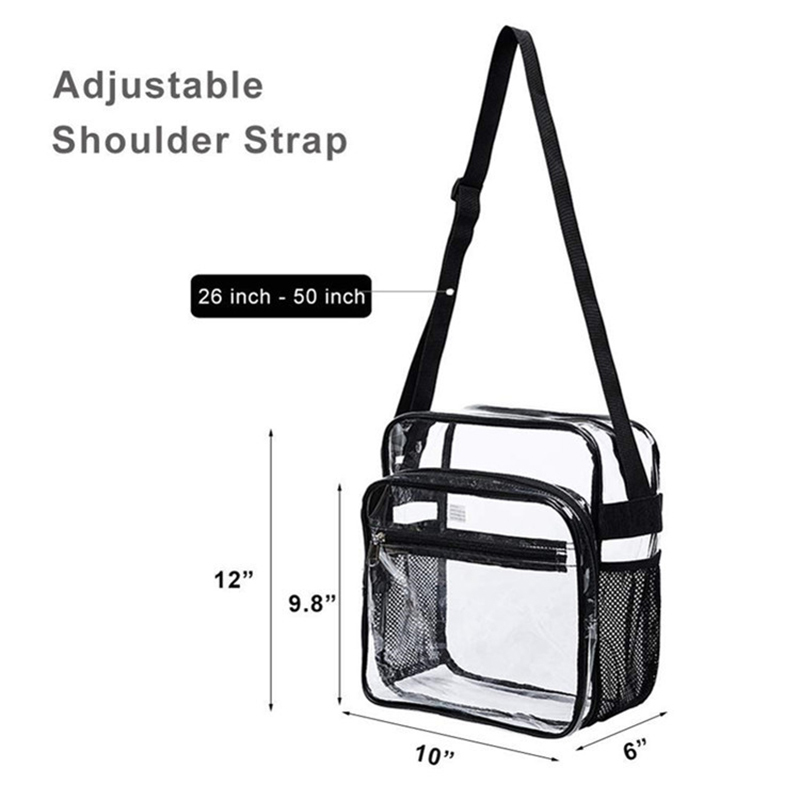 Custom PVC Transparent Crossbody Bag