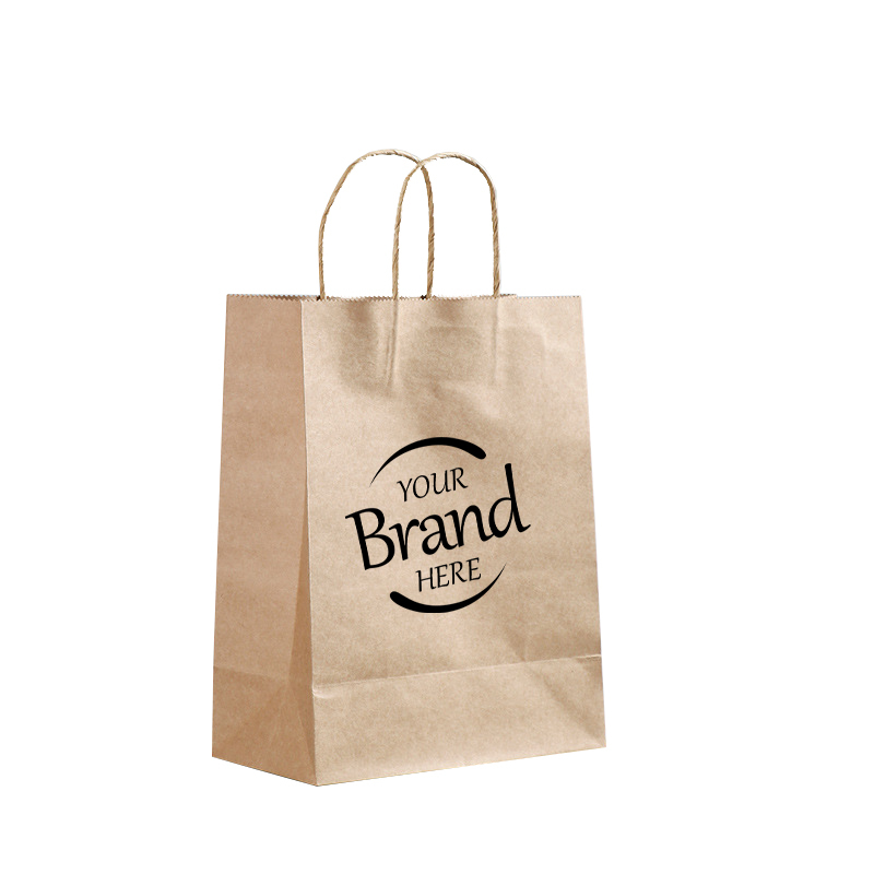 Kraft Paper Gift Bags With Handles