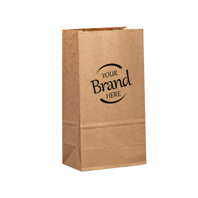 Yellow Kraft Paper Food Bags
