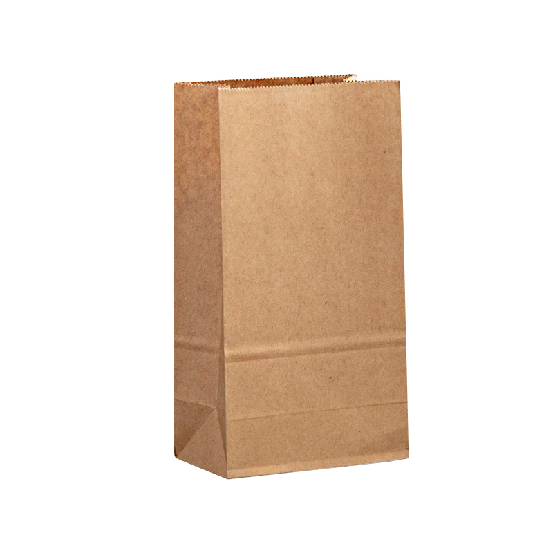 Yellow Kraft Paper Food Bags