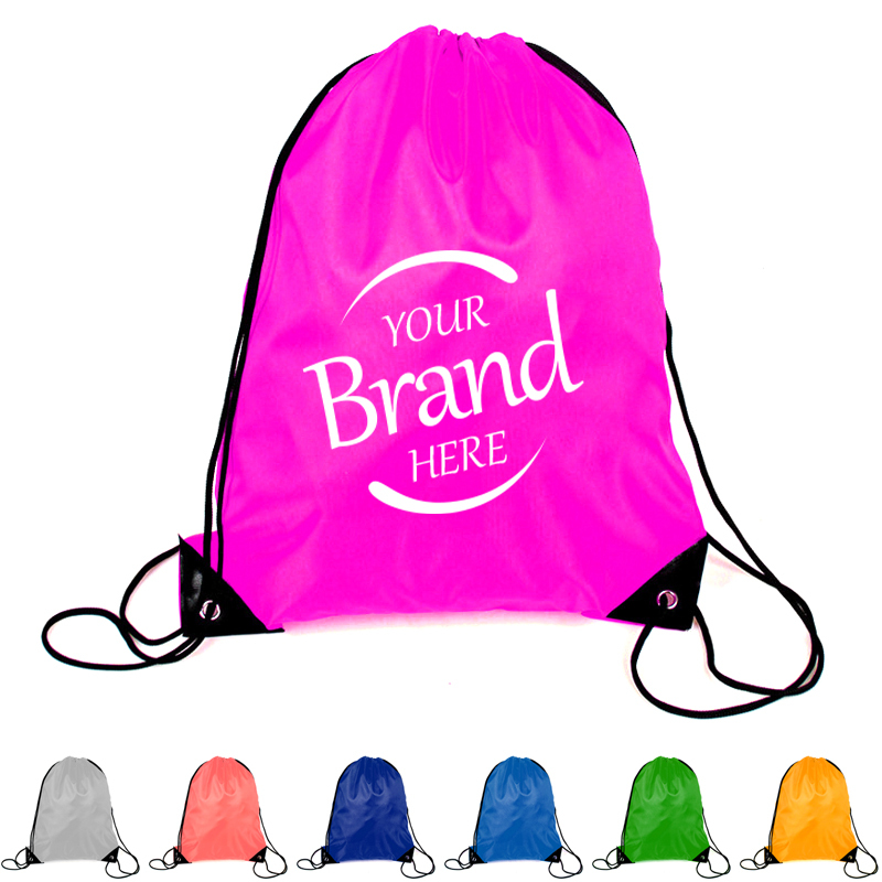 210D Polyester Cinch Drawstring Backpack