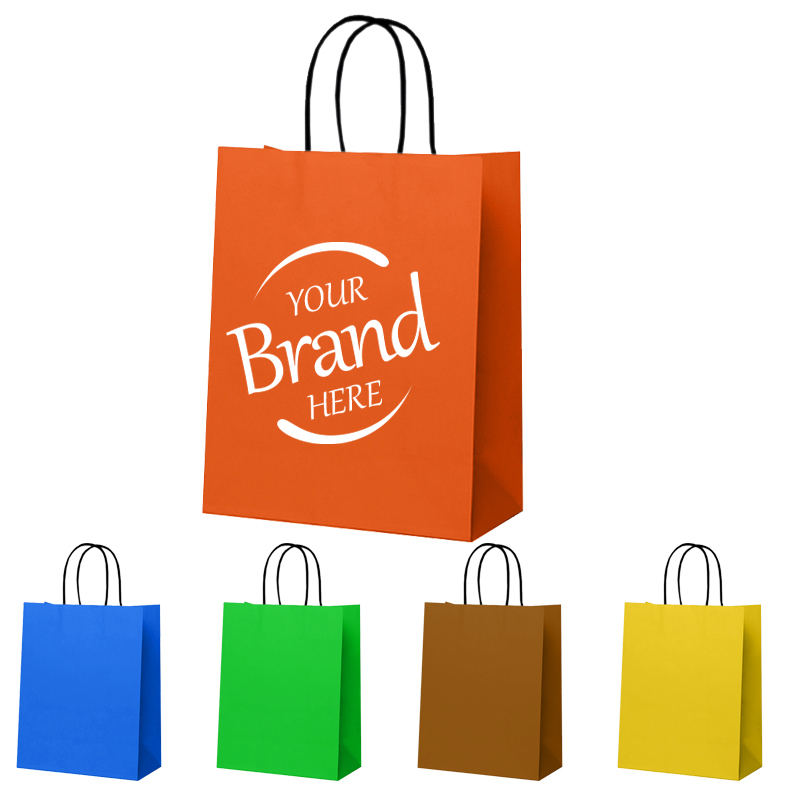Large Kraft Paper Gift Tote Bags