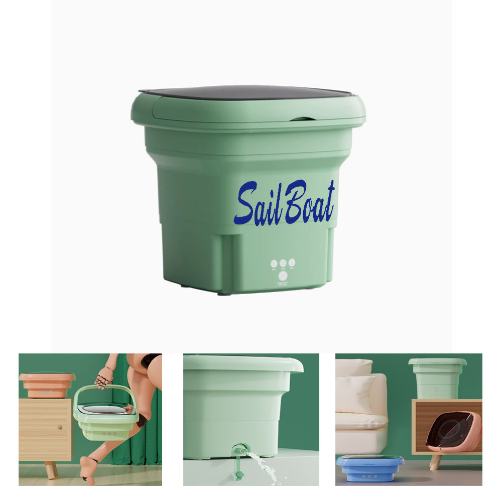Mini folding washing machine