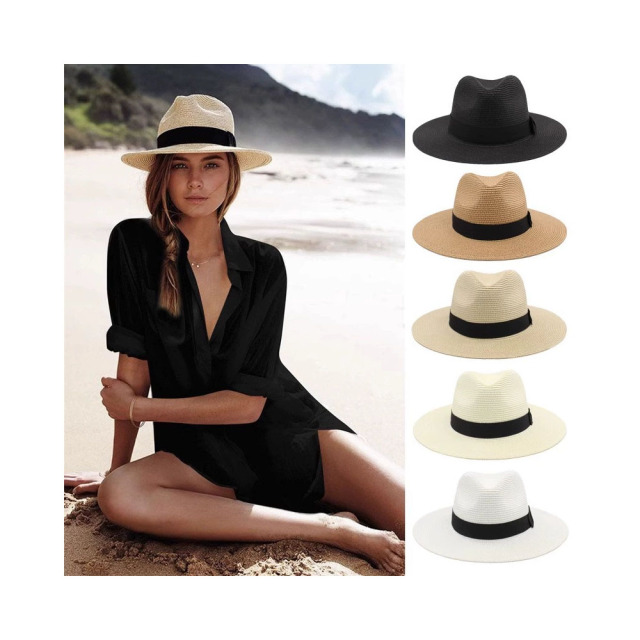 Grass knitting sunshade hat