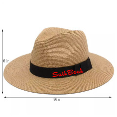 Grass knitting sunshade hat