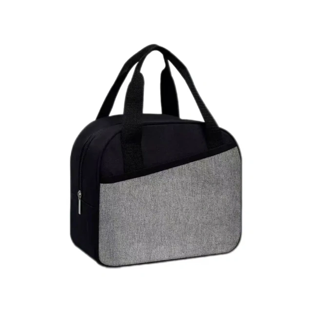 Reusable insulated lunch tote bag