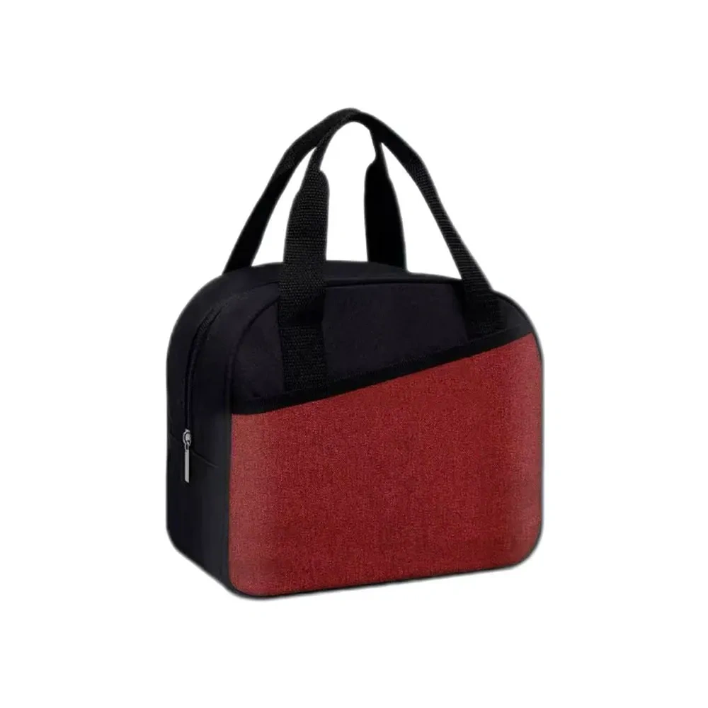 Reusable insulated lunch tote bag