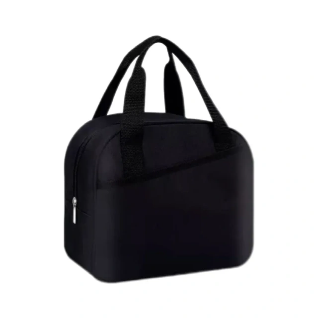 Reusable insulated lunch tote bag