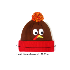 Autumn And Winter Knitted Turkey Hat