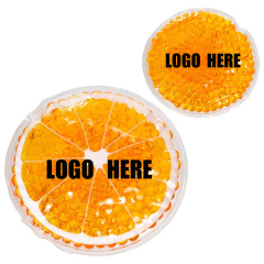 Reusable Orange Round Cooling Cold Packs