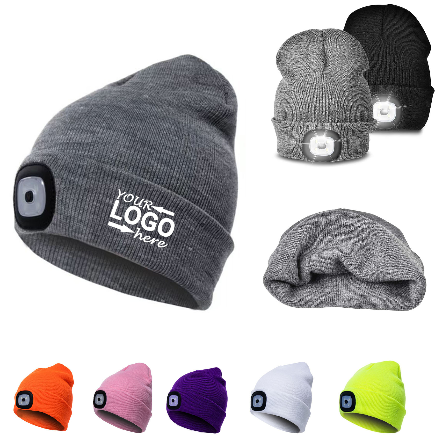 LED Light Beanie Hat