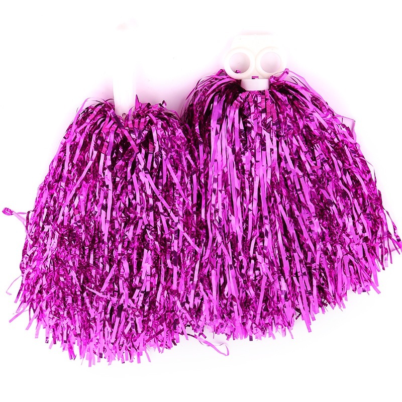 Cheerleading Metallic Foil Cheer Pom Poms
