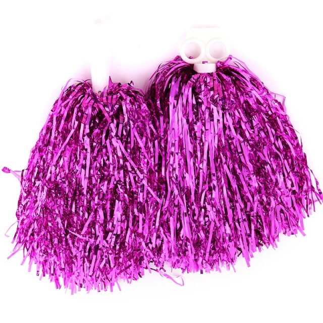 Cheerleading Metallic Foil Cheer Pom Poms