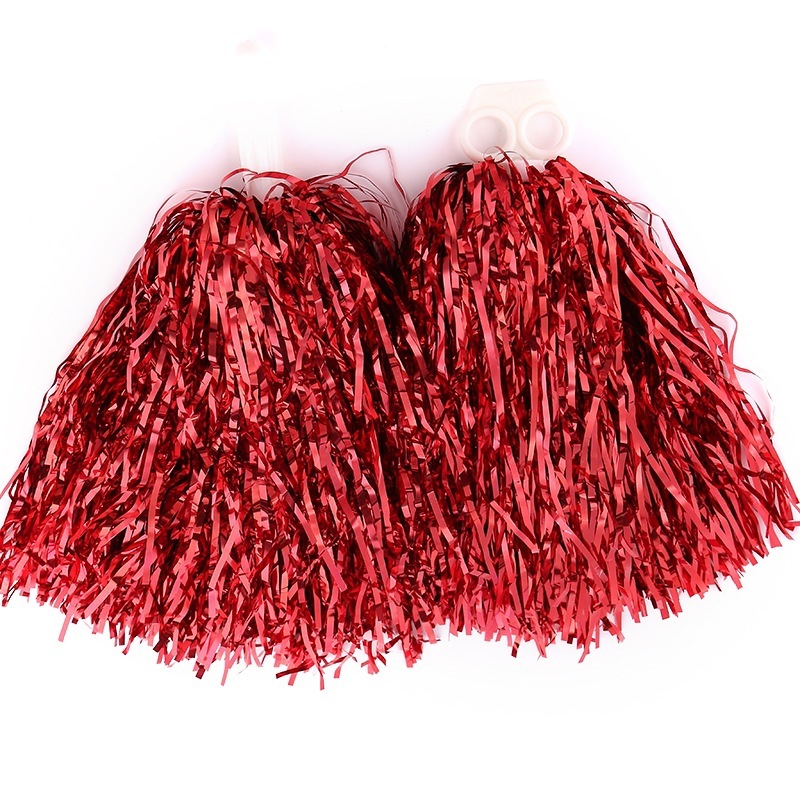 Cheerleading Metallic Foil Cheer Pom Poms