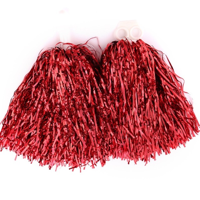 Cheerleading Metallic Foil Cheer Pom Poms