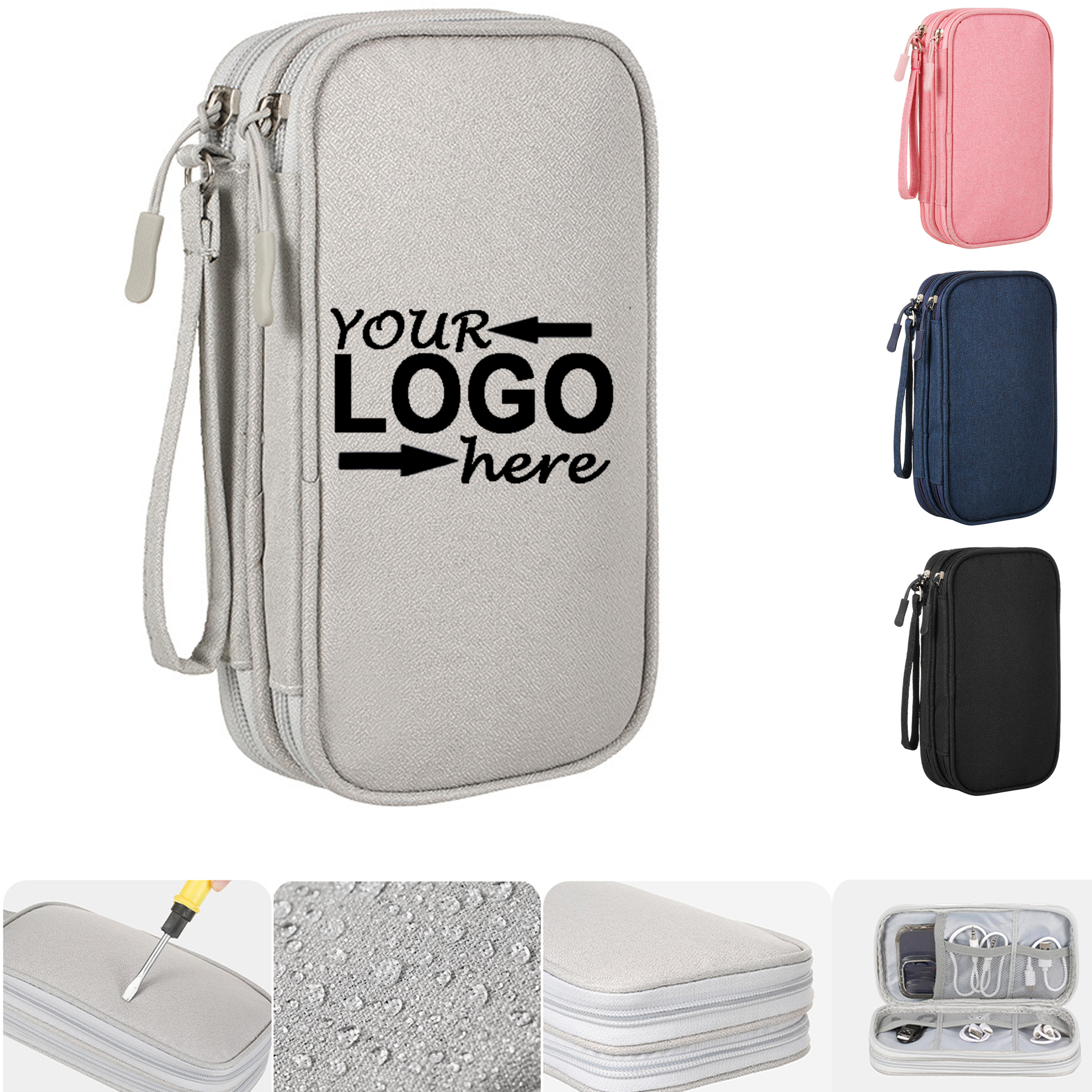 Travel Cable Organizer Bag