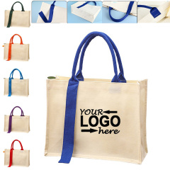 Handheld Canvas Tote Bag