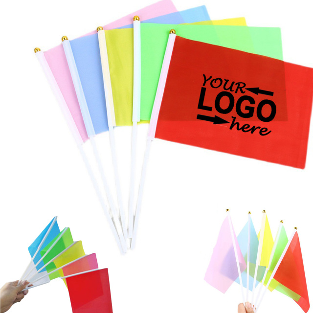 Vibrant Hand-Waved Flag