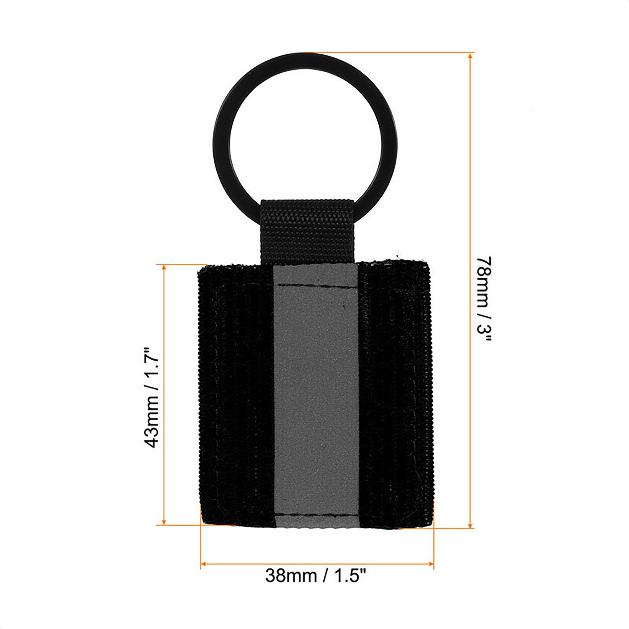 Waterproof Reflective Keychain Tag