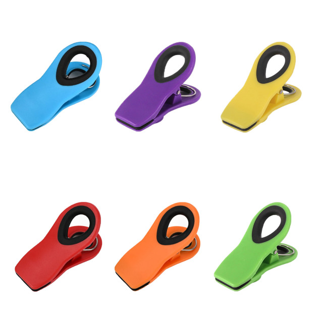 Magnetic bag clip