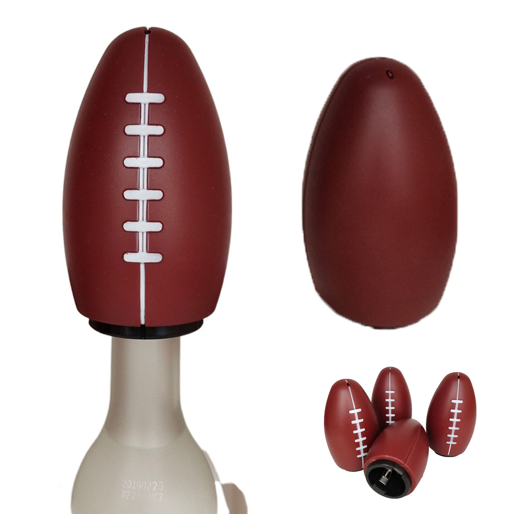 Rugby-Shaped Automatic Press Down Bottle Opener