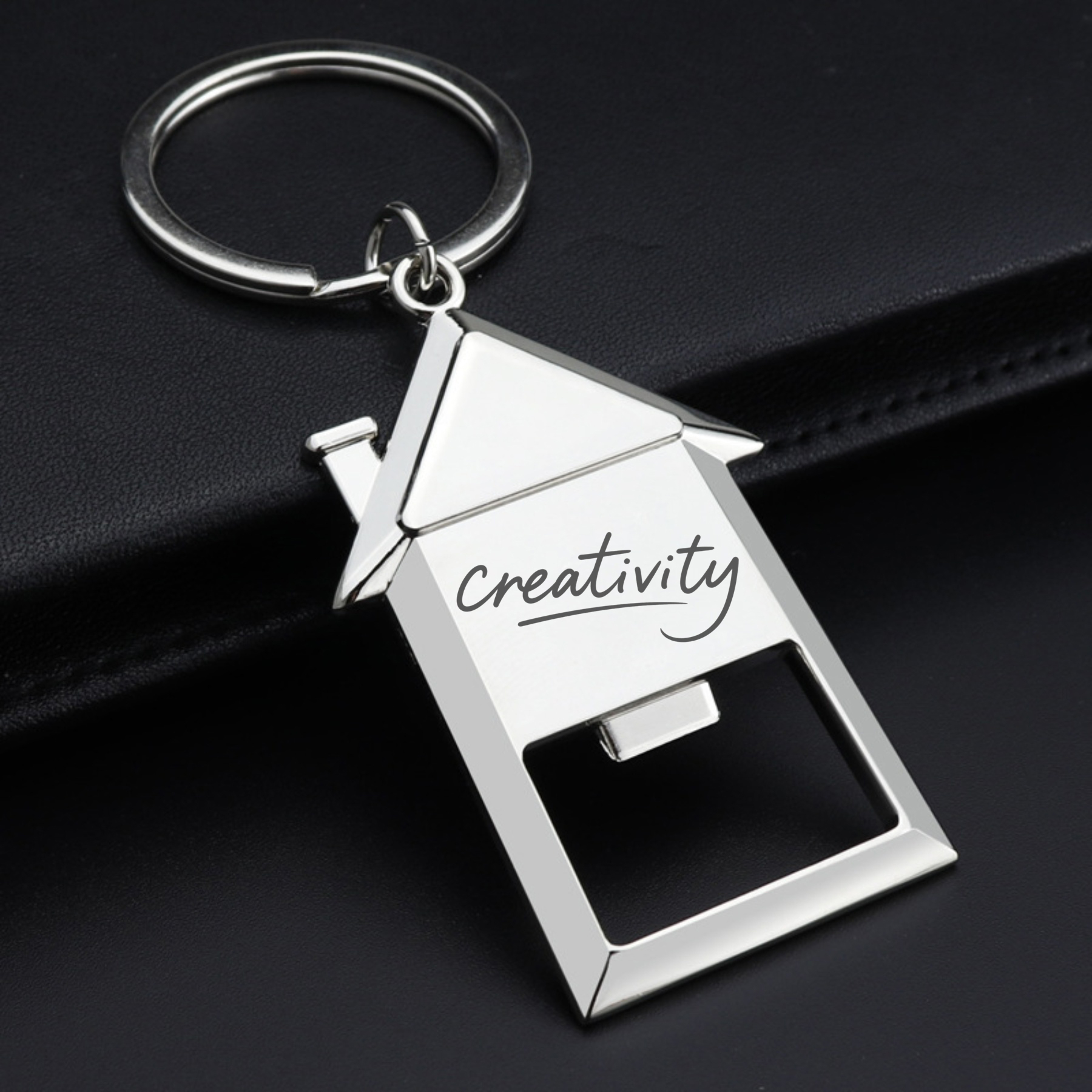 House Bottle Opener Keychain