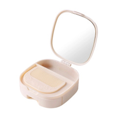 Storage Case With Comb And Mirror