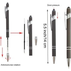 2-in-1 Ballpoint Pen & Stylus