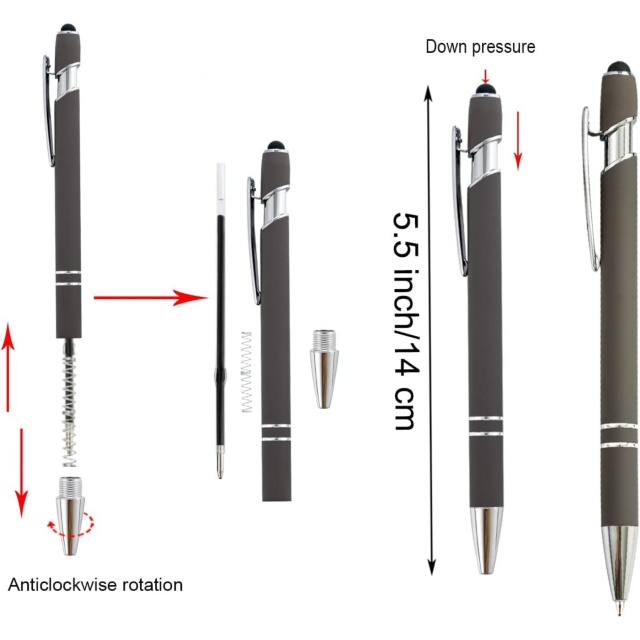 2-in-1 Ballpoint Pen & Stylus
