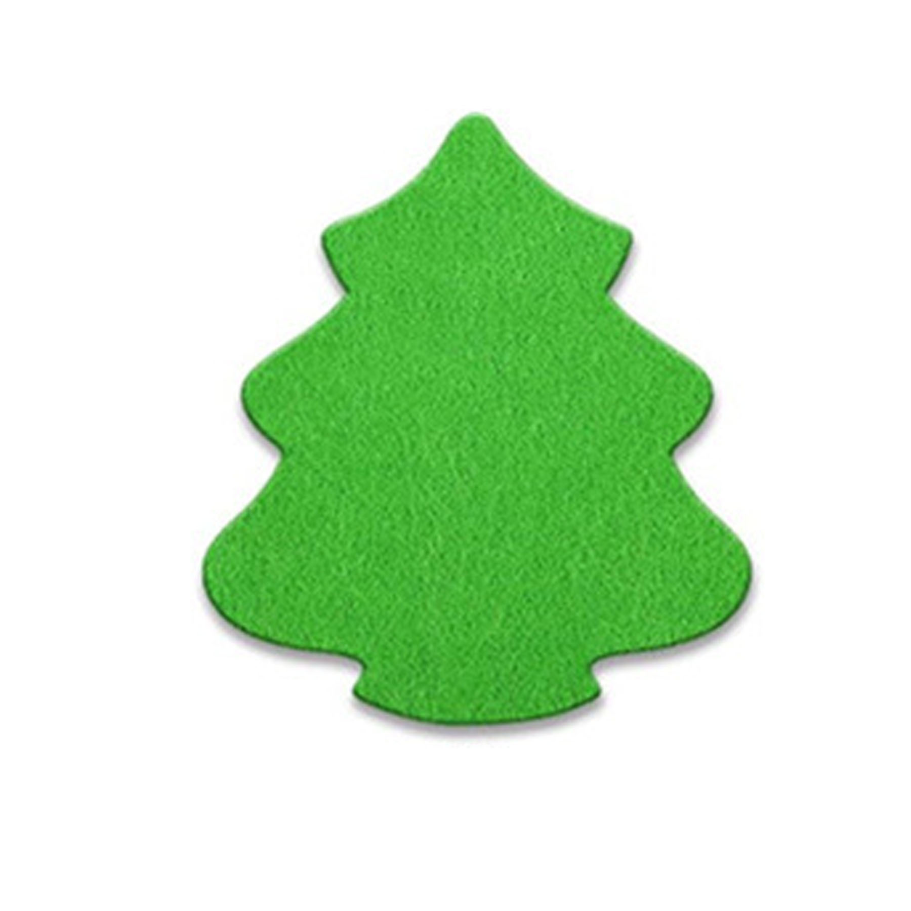 Christmas Tree Felt Coaster