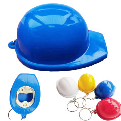 Safety Helmet Bottle Opener Keychain