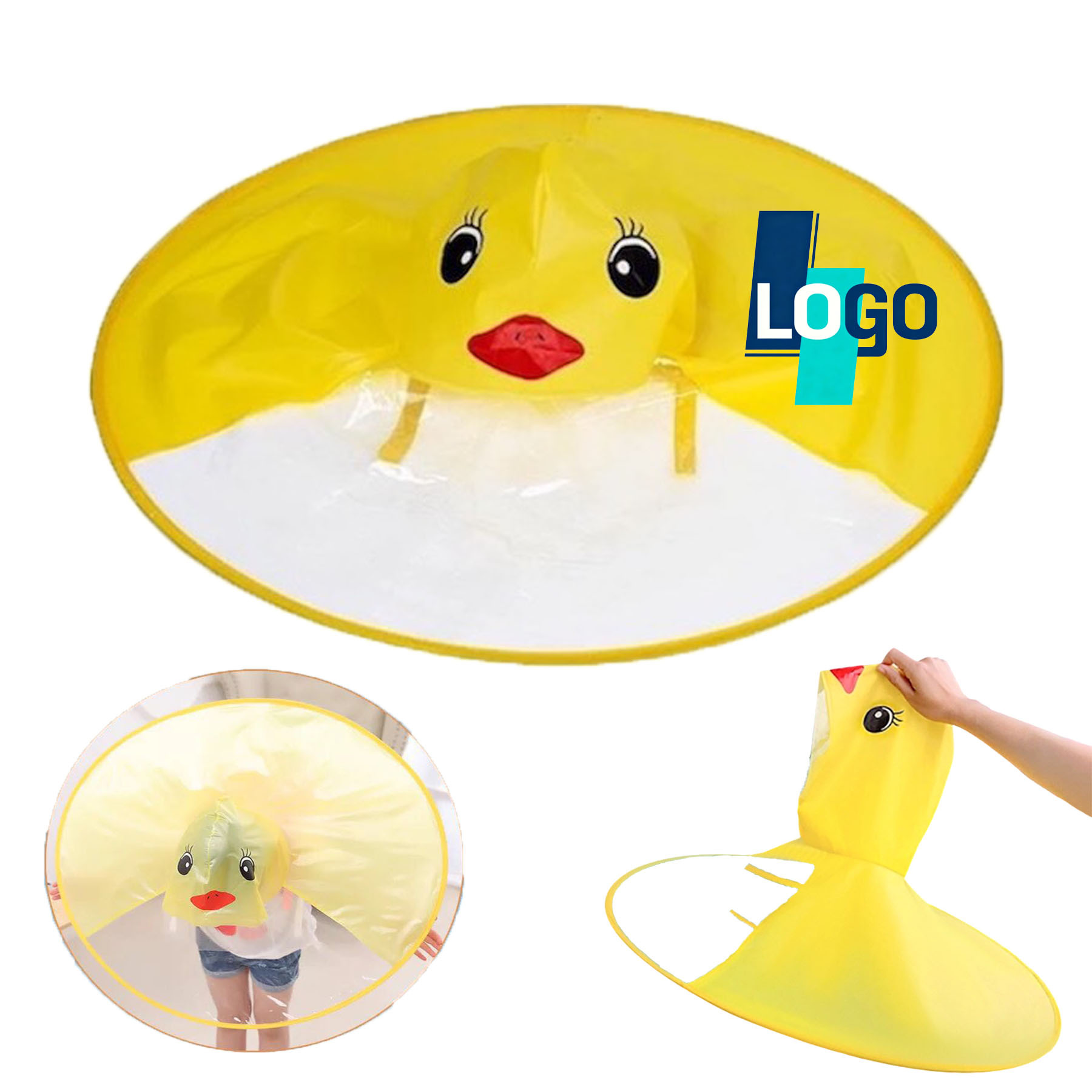Children's Yellow Duck Raincoat