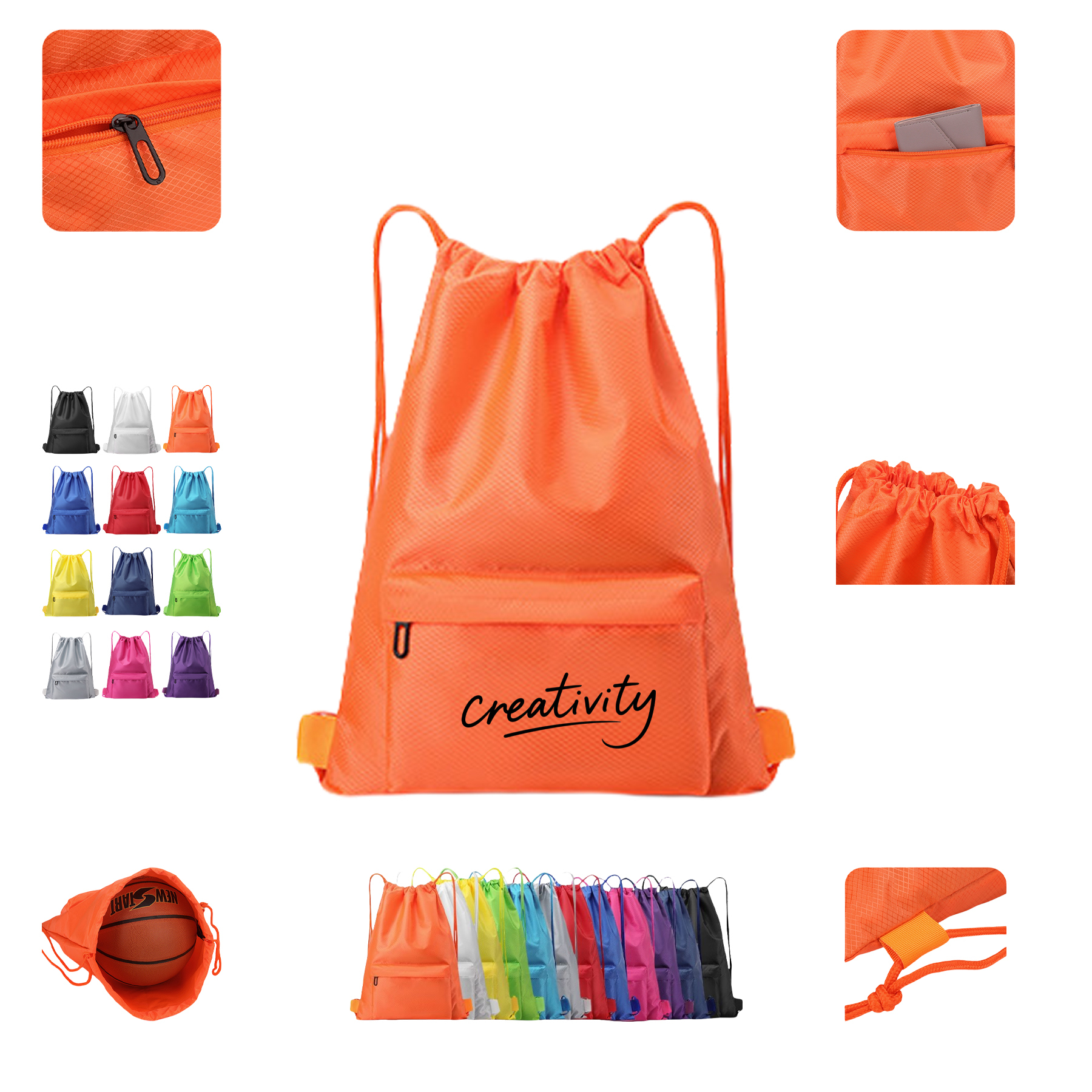 Drawstring Waterproof Backpack