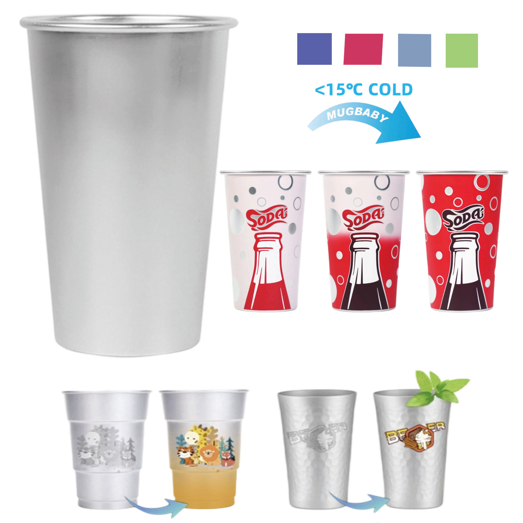 Temperature-Sensing Cup