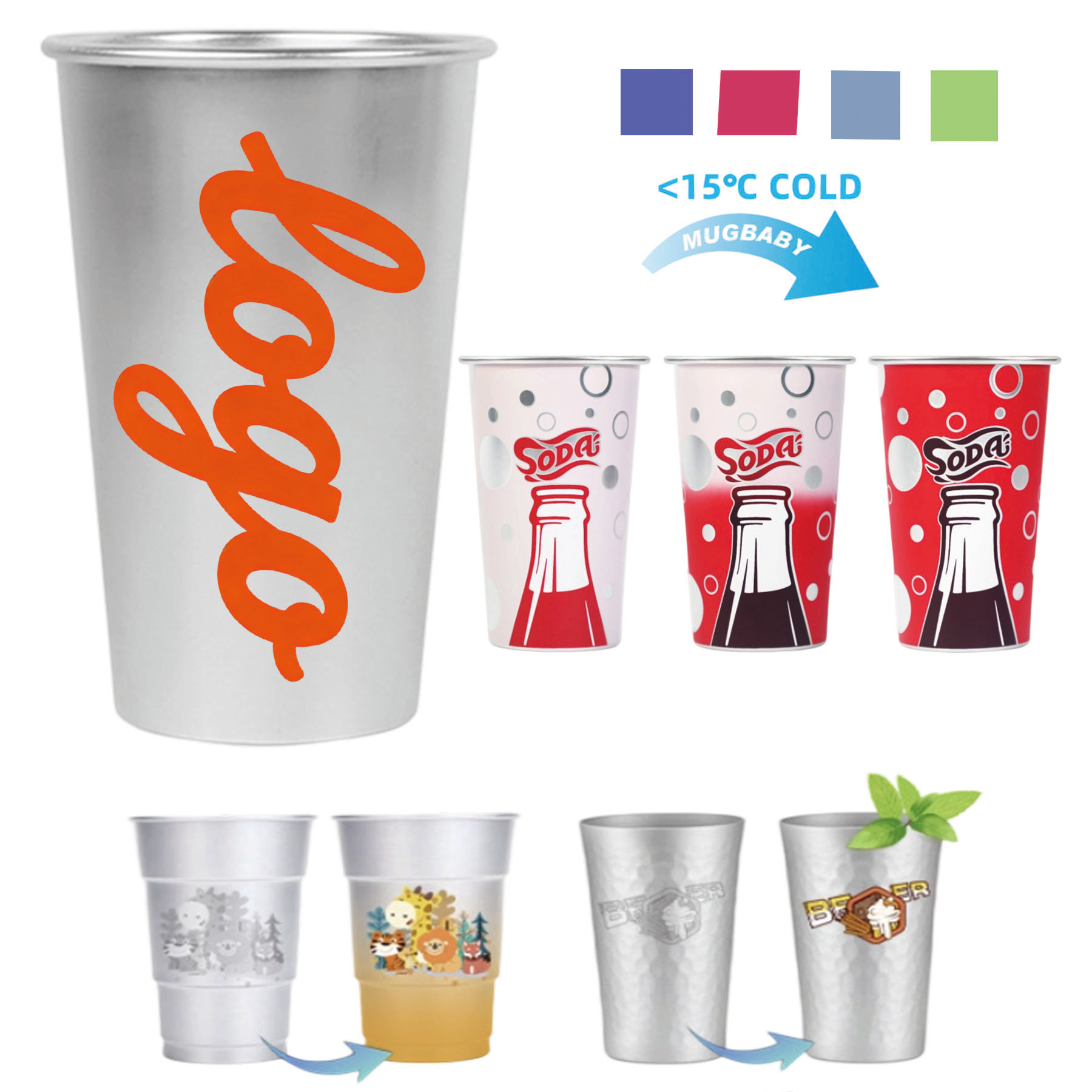 Temperature-Sensing Cup