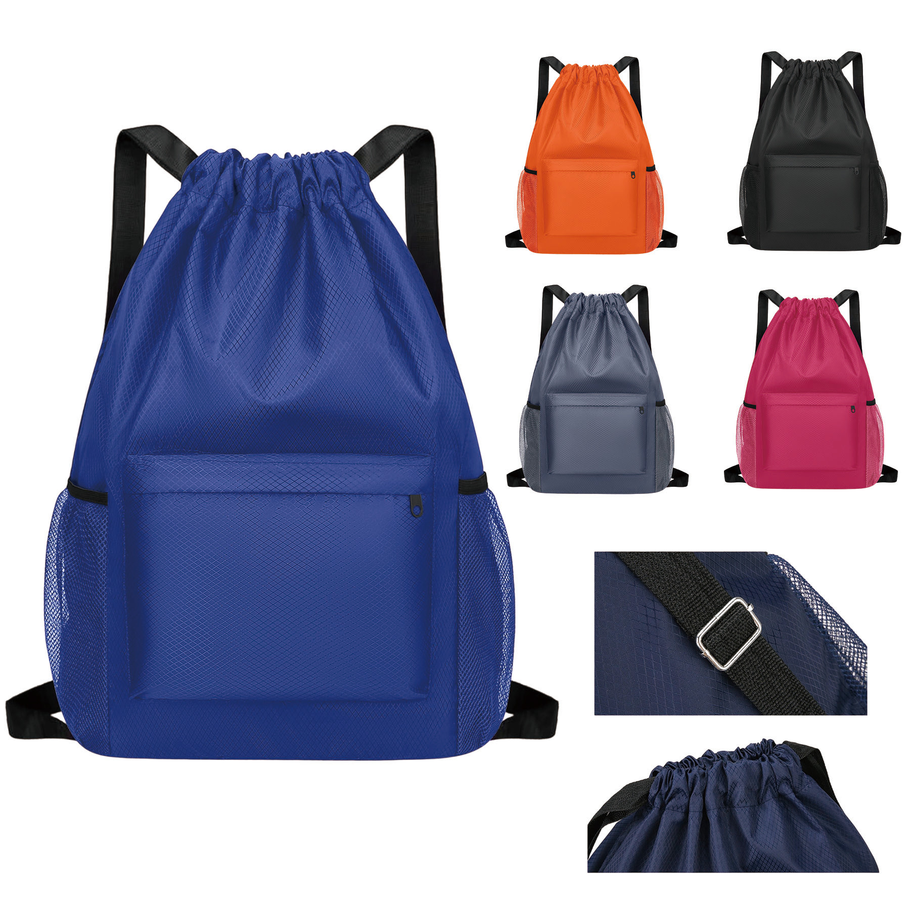 Oxford Cloth Drawstring Backpack