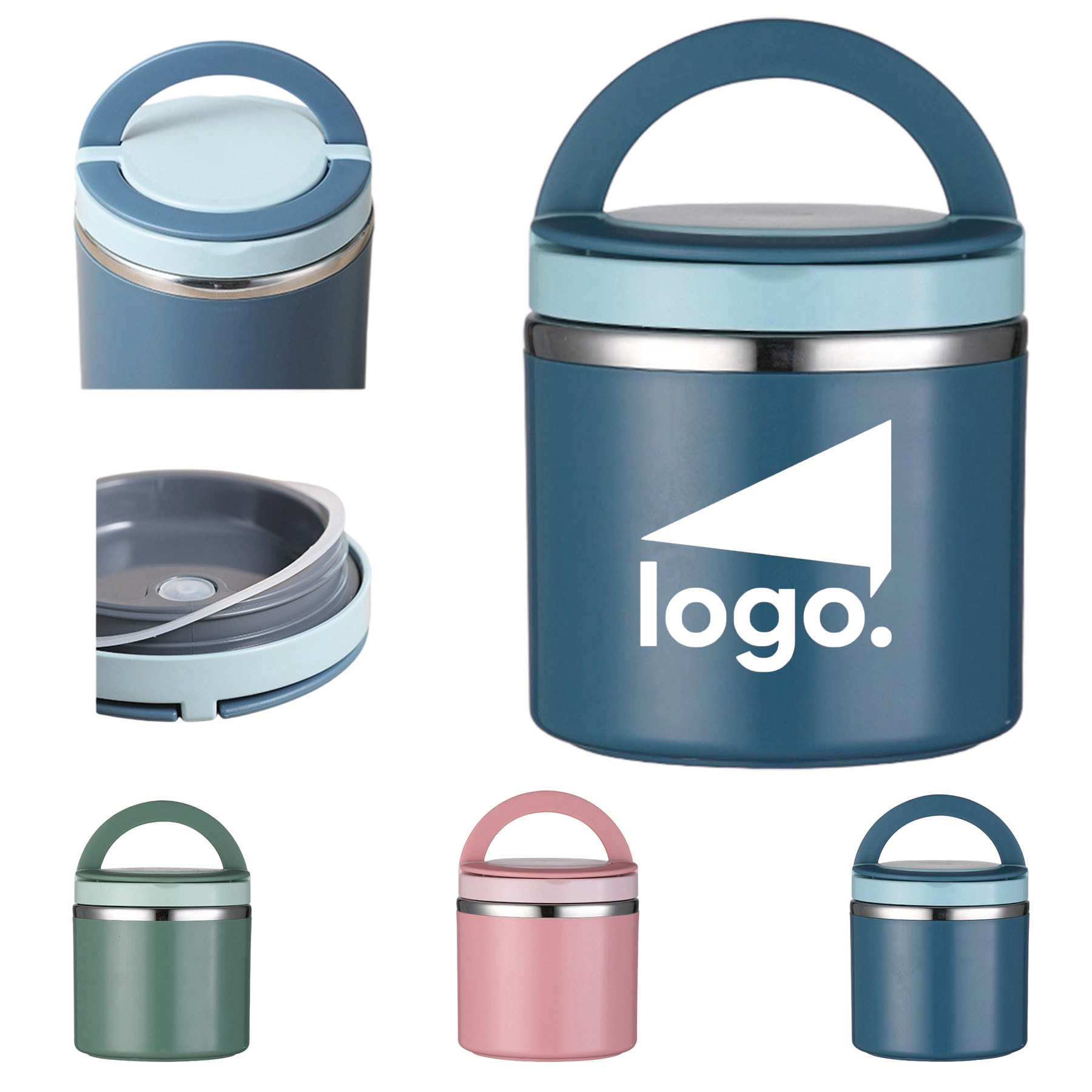 21 Oz stainless steel food can