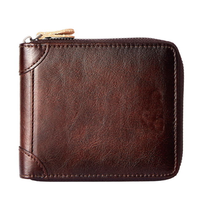 Genuine Cowhide Retro Wallet