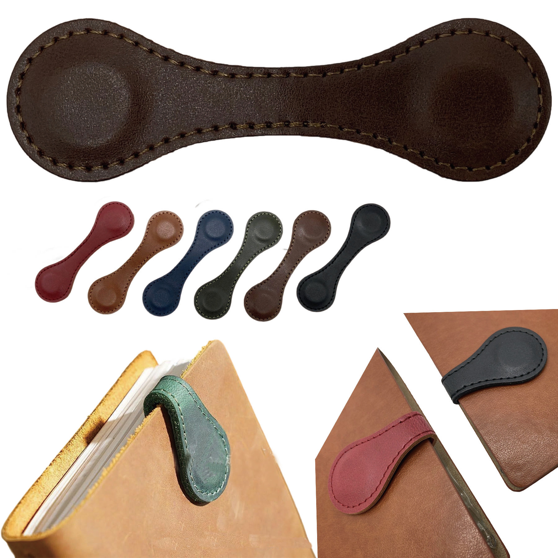 Magnetic PU Bookmark