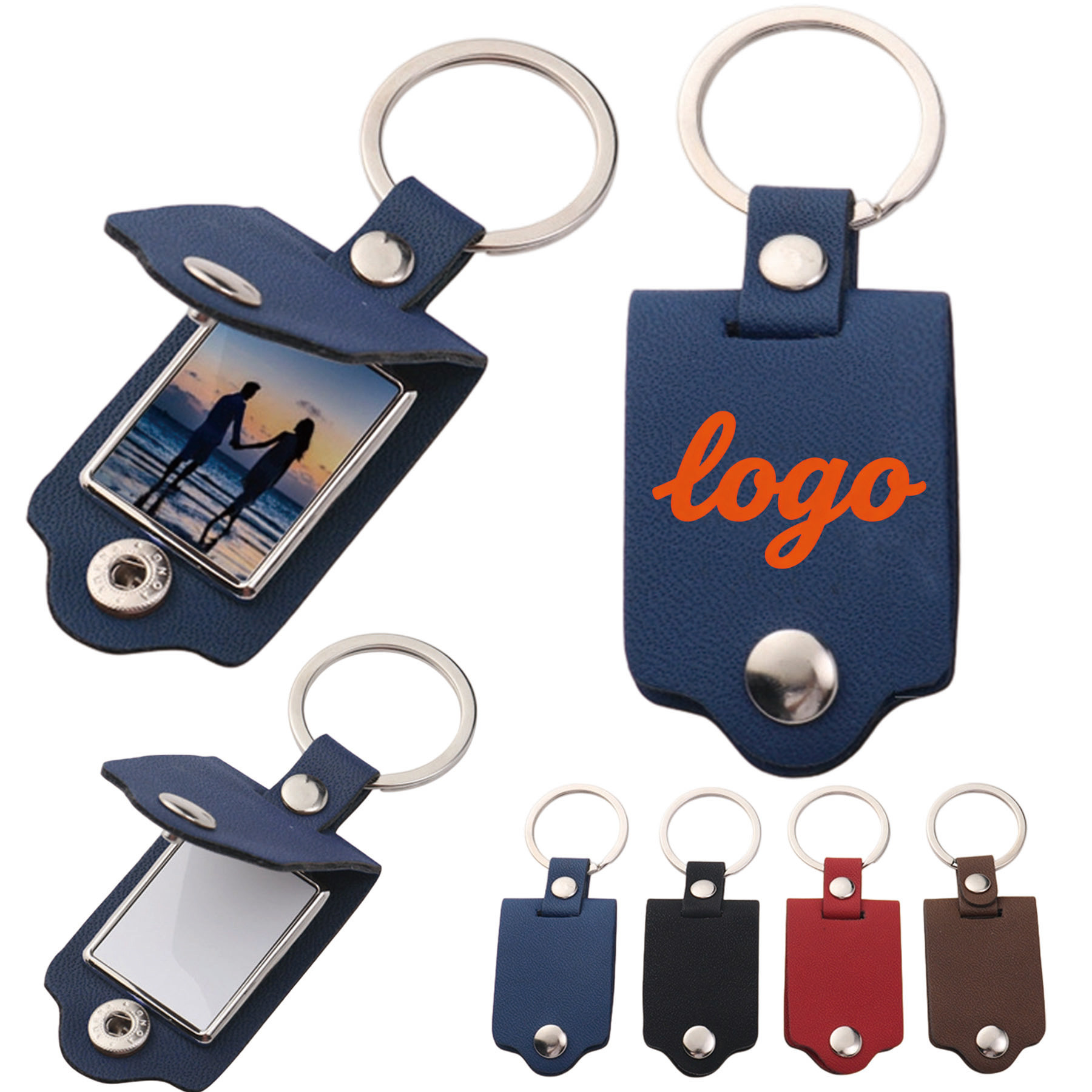 Leather Frame Keychain