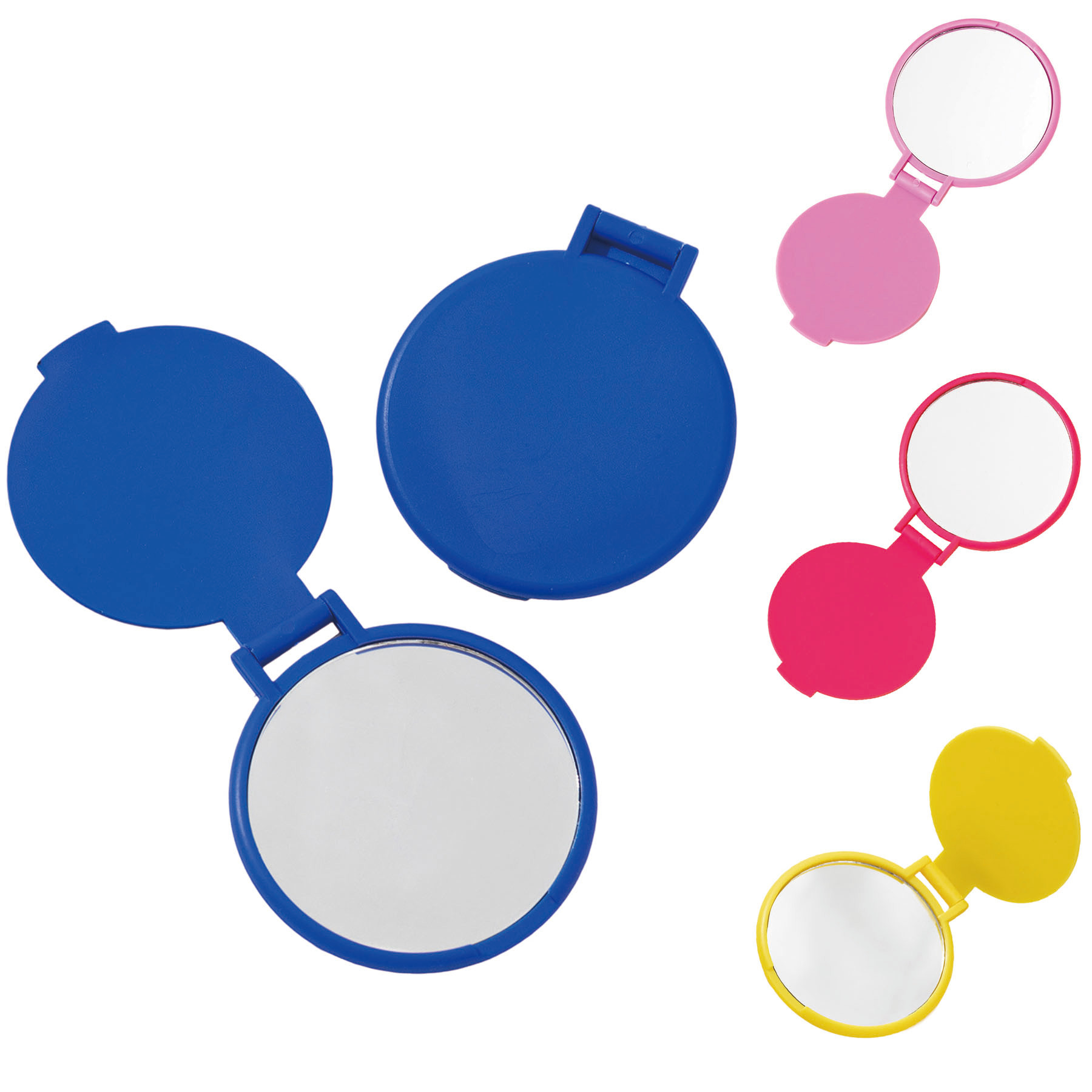 Full Color Round Folding Mirror