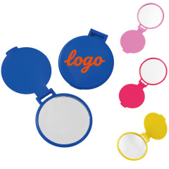 Full Color Round Folding Mirror